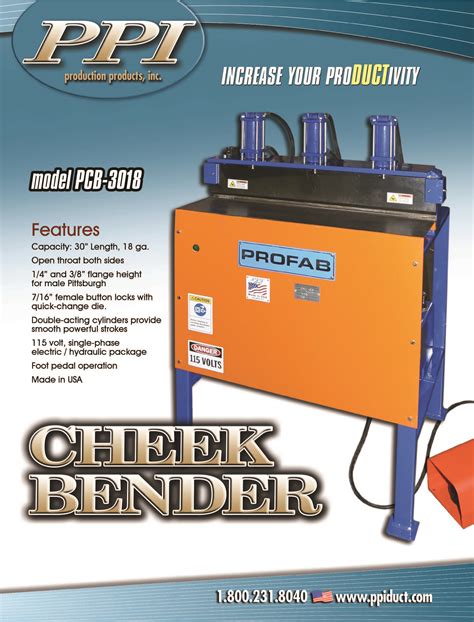 profab hydraulic cheek bender